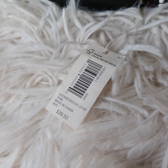 VTG Banana Republic Glass Beaded Stretch Belt bohemian, hippie-inspired design - Picture 8 of 8